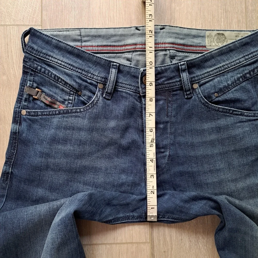 Diesel Belther Jeans Mens 32x32* Blue Regular Slim Tapered Stretch Wash 084SY